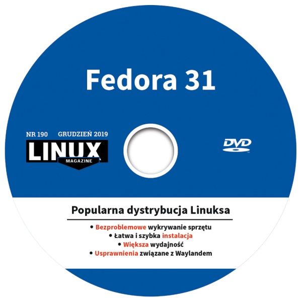 LM 190 DVD: Fedora 31