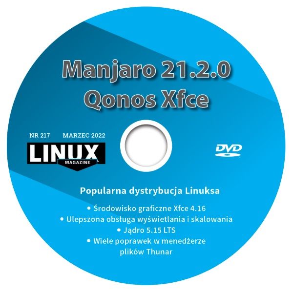 LM 217 DVD: Manjaro 21.2.0 Qonos Xfce