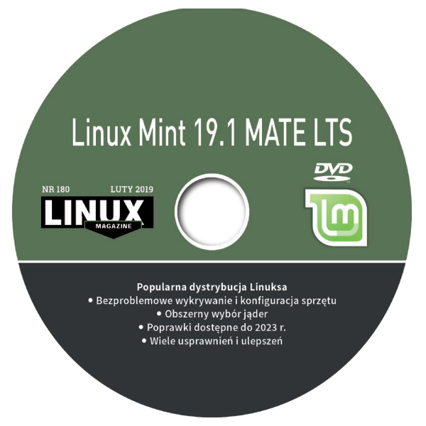 LM 180 DVD: Linux Mint 19.1 MATE LTS