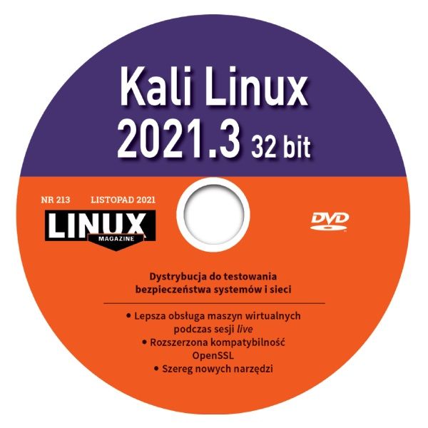 LM 213 DVD: Kali Linux 2021.3 32 bit