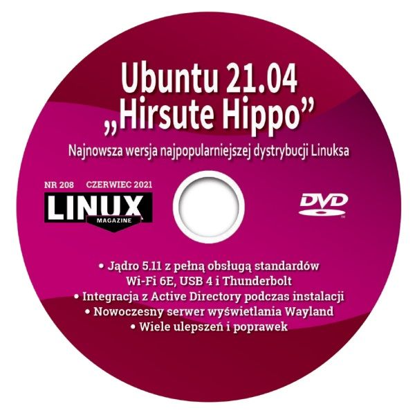 LM 208 DVD: Ubuntu 21.04 „Hirsute Hippo”
