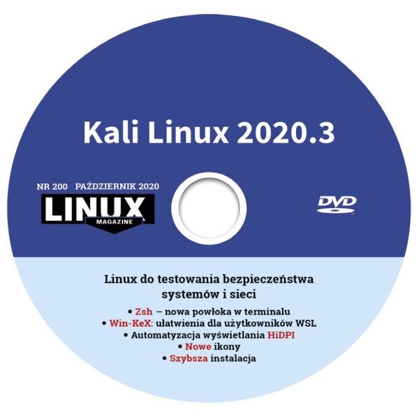 LM 200 DVD: Kali Linux 2020.3