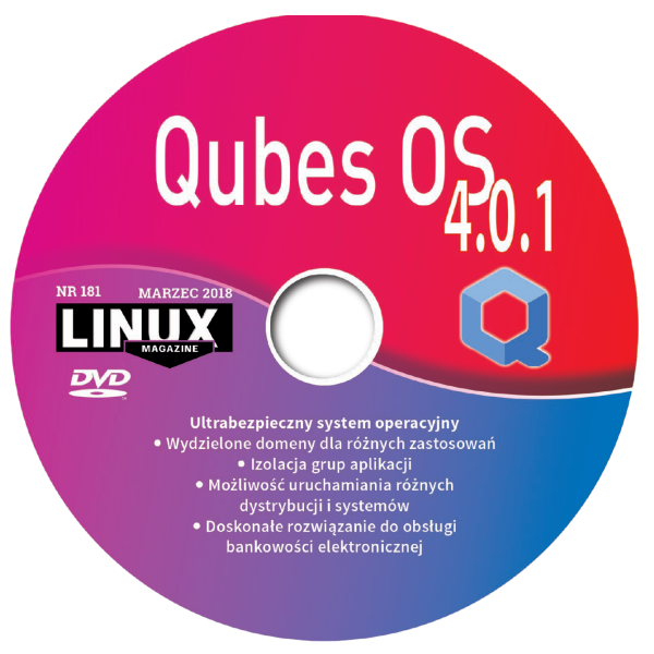 LM 181 DVD: Qubes OS 4.0.1