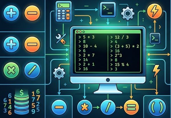 Podstawowa matematyka - Obliczanie wartości liczbowych w wierszu poleceń