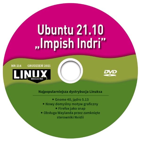 LM 214 DVD: Ubuntu 21.10 "Impish Indri"