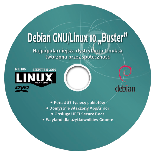 LM 186 DVD: Debian GNU/Linux 10 „Buster”