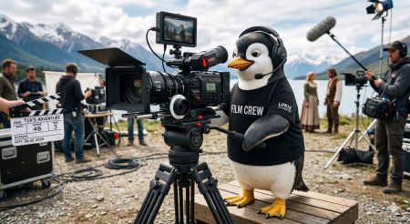 Pingwin filmowiec